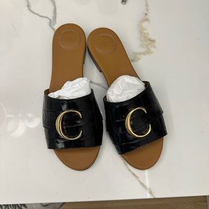 Chloe C Flat Sandals